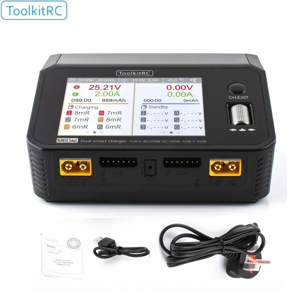 Chargeur/déchargeur intelligen - Toolkitrc M6Dac Smart Charger avis et prix